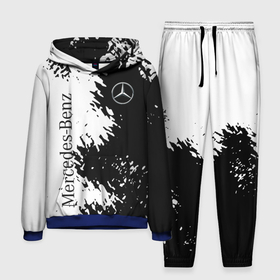 Мужской костюм 3D (с толстовкой) с принтом Mercedes Benz: Black  White в Курске,  |  | amg | mercedes | mercedesamg gt | sport | амг | мерседес | мерседесбенц амг | спорт