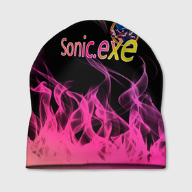 Шапка 3D с принтом Sonic Exe (Супер бомба) , 100% полиэстер | универсальный размер, печать по всей поверхности изделия | Тематика изображения на принте: game | sonic exe | видеоигры | вымышленный персонаж | игра | подарок | праздник