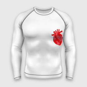 Мужской рашгард 3D с принтом Сердечная мышца в Курске,  |  | Тематика изображения на принте: анатомия | валентин | день всех влюбленных | день святого валентина | любовь | медицина | мышца | орган | романтика | сердце
