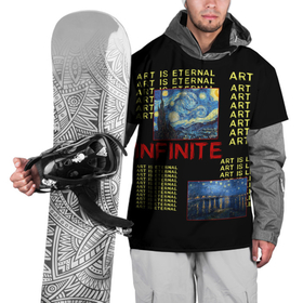 Накидка на куртку 3D с принтом Ван Гог | Infinite в Кировске, 100% полиэстер |  | art | арт | ван гог | искусство | мода | надписи