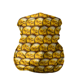 Бандана-труба 3D с принтом Золотые Биткоины (Golden Bitcoins) , 100% полиэстер, ткань с особыми свойствами — Activecool | плотность 150‒180 г/м2; хорошо тянется, но сохраняет форму | Тематика изображения на принте: altcoin | bitcoin | ethereum | litecoi | ripple | альткоин | банк | бизнес | биткоин | блокчейн | богатство | виртуальная валюта | деньги | золото | интернет | капитал | кошелёк | криптовалюта | криптография | лайткоин