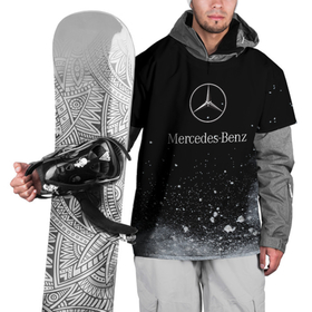 Накидка на куртку 3D с принтом Mercedes Benz распылитель в Тюмени, 100% полиэстер |  | Тематика изображения на принте: amg | mercedes | mercedesamg gt | sport | амг | мерседес | мерседесбенц амг | спорт