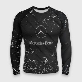 Мужской рашгард 3D с принтом Mercedes Benz штрихи black в Новосибирске,  |  | Тематика изображения на принте: amg | mercedes | mercedesamg gt | sport | амг | мерседес | мерседесбенц амг | спорт