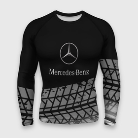 Мужской рашгард 3D с принтом Mercedes Benz шины ,  |  | amg | mercedes | mercedesamg gt | sport | амг | мерседес | мерседесбенц амг | спорт