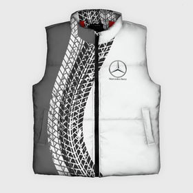 Мужской жилет утепленный 3D с принтом Mercedes Benz дрифт в Новосибирске,  |  | amg | mercedes | mercedesamg gt | sport | амг | мерседес | мерседесбенц амг | спорт