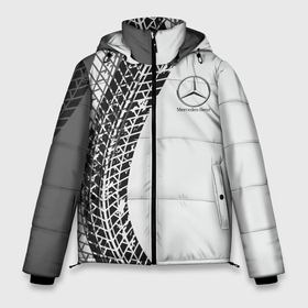 Мужская зимняя куртка 3D с принтом Mercedes Benz дрифт в Курске, верх — 100% полиэстер; подкладка — 100% полиэстер; утеплитель — 100% полиэстер | длина ниже бедра, свободный силуэт Оверсайз. Есть воротник-стойка, отстегивающийся капюшон и ветрозащитная планка. 

Боковые карманы с листочкой на кнопках и внутренний карман на молнии. | Тематика изображения на принте: amg | mercedes | mercedesamg gt | sport | амг | мерседес | мерседесбенц амг | спорт