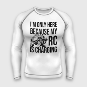 Мужской рашгард 3D с принтом My RC Charging в Петрозаводске,  |  | my rc charging | radio control | rc | rc charging | радиоуправляемые модели