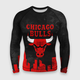 Мужской рашгард 3D с принтом Chicago Bulls, Чикаго Буллз Город в Петрозаводске,  |  | bulls | chicago | chicago bulls | nba | баскетбол | буллз | город | нба | чикаго | чикаго буллз