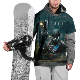 Накидка на куртку 3D с принтом Prey 2  Прей 2 в Екатеринбурге, 100% полиэстер |  | Тематика изображения на принте: horror | prey | space | космический корабль | космос | прей | прэй | страшная игра | ужастик | шутер