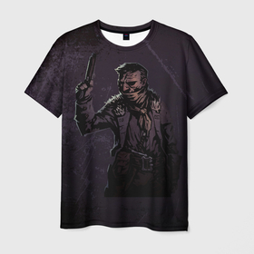 Мужская футболка 3D с принтом Стрелок в Екатеринбурге, 100% полиэфир | прямой крой, круглый вырез горловины, длина до линии бедер | darkest dungeon | highwayman | арт | графика | игры