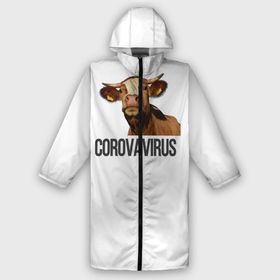 Дождевик унисекс 3D с принтом Corovavirus в городе Новоалтайск,  |  | coronavirus | corovavirus | ковид | корова | коронавирус