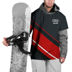 Накидка на куртку 3D с принтом Audi sport red в Санкт-Петербурге, 100% полиэстер |  | audi | auto | sport | авто | автомобиль | автомобильные | ауди | бренд | марка | машины | спорт
