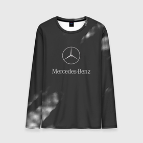 Мужской лонгслив 3D с принтом Mercedes Benz  Мерс в Екатеринбурге, 100% полиэстер | длинные рукава, круглый вырез горловины, полуприлегающий силуэт | amg | mercedes | mercedesamg gt | sport | амг | мерседес | мерседесбенц амг | спорт