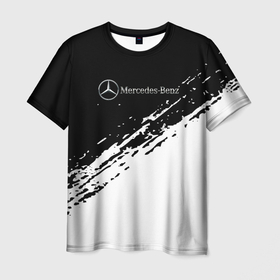 Мужская футболка 3D с принтом [Mercedes Benz]   Разделение в Белгороде, 100% полиэфир | прямой крой, круглый вырез горловины, длина до линии бедер | amg | mercedes | mercedesamg gt | sport | амг | мерседес | мерседесбенц амг | спорт