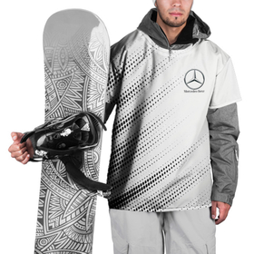 Накидка на куртку 3D с принтом [Mercedes Benz]   White в Тюмени, 100% полиэстер |  | Тематика изображения на принте: amg | mercedes | mercedesamg gt | sport | амг | мерседес | мерседесбенц амг | спорт