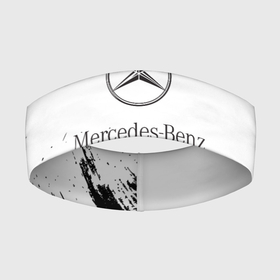 Повязка на голову 3D с принтом [Mercedes Benz]   White texture ,  |  | Тематика изображения на принте: amg | mercedes | mercedesamg gt | sport | амг | мерседес | мерседесбенц амг | спорт