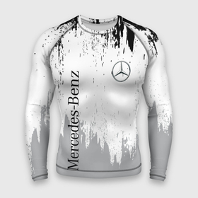 Мужской рашгард 3D с принтом [Mercedes Benz]  Текстура ,  |  | amg | mercedes | mercedesamg gt | sport | амг | мерседес | мерседесбенц амг | спорт