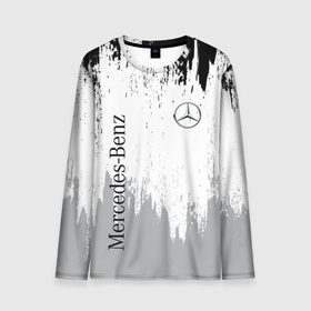 Мужской лонгслив 3D с принтом [Mercedes Benz]   Текстура в Новосибирске, 100% полиэстер | длинные рукава, круглый вырез горловины, полуприлегающий силуэт | amg | mercedes | mercedesamg gt | sport | амг | мерседес | мерседесбенц амг | спорт