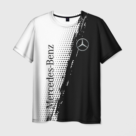 Мужская футболка 3D с принтом [Mercedes Benz]   Sport в Белгороде, 100% полиэфир | прямой крой, круглый вырез горловины, длина до линии бедер | amg | mercedes | mercedesamg gt | sport | амг | мерседес | мерседесбенц амг | спорт