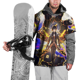 Накидка на куртку 3D с принтом Чжун Ли в ульте   Genshin Impact в Тюмени, 100% полиэстер |  | genshin impact | kadzuhara | kazuha | shenhe | venti gi | zhongli | венти | геншен импакт | геншин | импакт | казуха | мечи | чжун ли | эмпакт