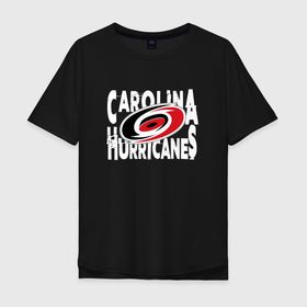 Мужская футболка хлопок Oversize с принтом Каролина Харрикейнз, Carolina Hurricanes , 100% хлопок | свободный крой, круглый ворот, “спинка” длиннее передней части | Тематика изображения на принте: carolina | carolina hurricanes | hockey | hurricanes | nhl | usa | каролина | каролина харрикейнз | нхл | спорт | сша | харрикейнз | хоккей | шайба