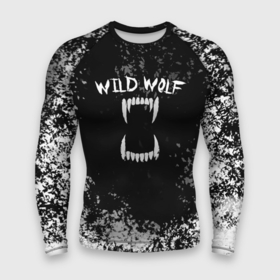 Мужской рашгард 3D с принтом White wild wolf  Белый дикий волк ,  |  | red wild wolf | white wild wolf | wild | wild wolf | wolf | белое | белый дикий волк | волк | волки | дикий | дикий волк | зверь | зубы | зубы волка | клыки | клыки волка | красный дикий волк | пасть | пасть волка | челюсть