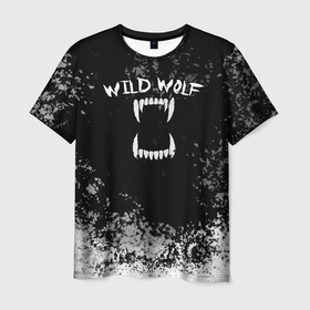 Мужская футболка 3D с принтом White wild wolf | Белый дикий волк в Екатеринбурге, 100% полиэфир | прямой крой, круглый вырез горловины, длина до линии бедер | red wild wolf | white wild wolf | wild | wild wolf | wolf | белое | белый дикий волк | волк | волки | дикий | дикий волк | зверь | зубы | зубы волка | клыки | клыки волка | красный дикий волк | пасть | пасть волка | челюсть