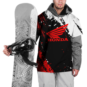 Накидка на куртку 3D с принтом Honda Logo Auto. в Санкт-Петербурге, 100% полиэстер |  | honda | sport | авто | автомобиль | бренд | марка | спорт | хонда