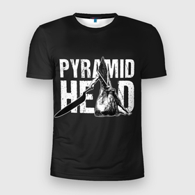 Мужская футболка 3D Slim с принтом Pyramid Head в Кировске, 100% полиэстер с улучшенными характеристиками | приталенный силуэт, круглая горловина, широкие плечи, сужается к линии бедра | game | games | sailent hill | игра | игры | сайлент хил | сайлент хилл