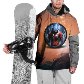 Накидка на куртку 3D с принтом PREY LOGO в Екатеринбурге, 100% полиэстер |  | Тематика изображения на принте: horror | prey | space | космический корабль | космос | прей | прэй | страшная игра | ужастик | шутер