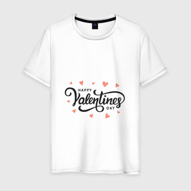 Мужская футболка хлопок с принтом 14 февраля любовь спасет мир в Екатеринбурге, 100% хлопок | прямой крой, круглый вырез горловины, длина до линии бедер, слегка спущенное плечо. | 14февраля | деньвсехвлюбленных | деньсвятоговалентина | любовьспасетмир | ятебялюблю