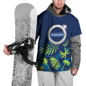 Накидка на куртку 3D с принтом Volvo Тропические листья. в Петрозаводске, 100% полиэстер |  | auto | volvo | авто | автомобиль | бренд | вольво | марка | машины