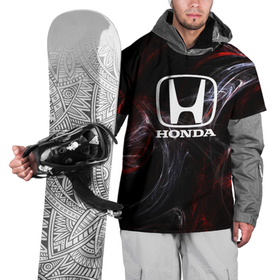 Накидка на куртку 3D с принтом Honda разводы в Новосибирске, 100% полиэстер |  | honda | sport | авто | автомобиль | бренд | марка | спорт | хонда