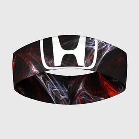 Повязка на голову 3D с принтом Honda разводы в Новосибирске,  |  | honda | sport | авто | автомобиль | бренд | марка | спорт | хонда