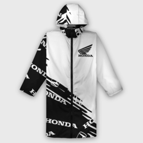 Дождевик унисекс 3D с принтом Honda sport pattern в городе Новоалтайск,  |  | honda | sport | авто | автомобиль | бренд | марка | спорт | хонда