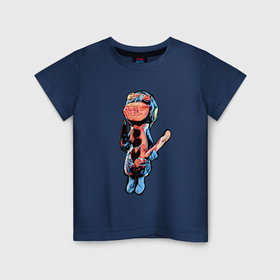 Детская футболка хлопок с принтом Бабка Гренни арт в Екатеринбурге, 100% хлопок | круглый вырез горловины, полуприлегающий силуэт, длина до линии бедер | Тематика изображения на принте: 