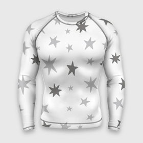 Мужской рашгард 3D с принтом Звездочки stars в Санкт-Петербурге,  |  | doodle | stars | дудл | звездочки | звезды | паттерн звезд | рисованные звезды