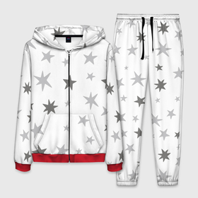 Мужской костюм 3D с принтом Звездочки stars в Белгороде, 100% полиэстер | Манжеты и пояс оформлены тканевой резинкой, двухслойный капюшон со шнурком для регулировки, карманы спереди | doodle | stars | дудл | звездочки | звезды | паттерн звезд | рисованные звезды