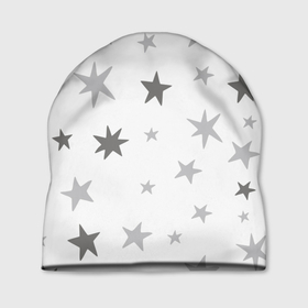 Шапка 3D с принтом Звездочки stars в Кировске, 100% полиэстер | универсальный размер, печать по всей поверхности изделия | doodle | stars | дудл | звездочки | звезды | паттерн звезд | рисованные звезды