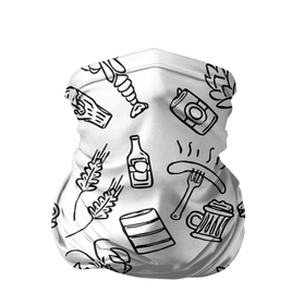 Бандана-труба 3D с принтом Для любителя бани в Екатеринбурге, 100% полиэстер, ткань с особыми свойствами — Activecool | плотность 150‒180 г/м2; хорошо тянется, но сохраняет форму | банный лист | банщик | баня | вбаню | веник | для бани | паттерн | рак | сосиска