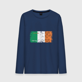 Мужской лонгслив хлопок с принтом Флаг Ирландии. в Тюмени, 100% хлопок |  | color codes | ireland | irish flag | города | европа | зеленый | ирландия | ирландский флаг | оранжевый | путешествие | страны | триколор | туризм | флаг