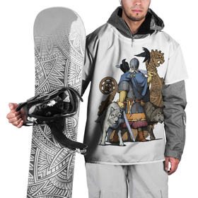 Накидка на куртку 3D с принтом Один с волками в Белгороде, 100% полиэстер |  | ethnic | folk | nordic | runes | scandinavia | slav | vikings | викинги | руны | русь | скандинавия | славяне | фолк | фольклор | этника | этно | язычество