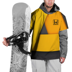 Накидка на куртку 3D с принтом [Honda]   Yellow в Курске, 100% полиэстер |  | honda | sport | авто | автомобиль | бренд | марка | спорт | хонда