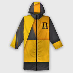 Дождевик унисекс 3D с принтом [Honda]   Yellow в городе Новоалтайск,  |  | honda | sport | авто | автомобиль | бренд | марка | спорт | хонда