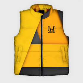 Мужской жилет утепленный 3D с принтом [Honda]   Yellow в Курске,  |  | Тематика изображения на принте: honda | sport | авто | автомобиль | бренд | марка | спорт | хонда