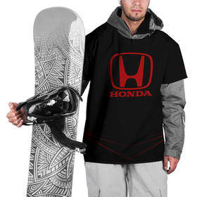 Накидка на куртку 3D с принтом [Honda]   Тонкие линии в Белгороде, 100% полиэстер |  | honda | sport | авто | автомобиль | бренд | марка | спорт | хонда