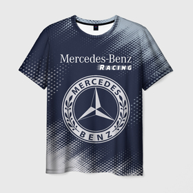 Мужская футболка 3D с принтом МЕРСЕДЕС | Racing + Яркий в Белгороде, 100% полиэфир | прямой крой, круглый вырез горловины, длина до линии бедер | amg | auto | bens | benz | logo | merc | mercedes | mersedes | moto | racing | star | vthctltc | авто | амг | бенц | звезда | класс | лого | логотип | мерин | мерс | мерседес | мото | полутона | символ | символы | ьуксувуы