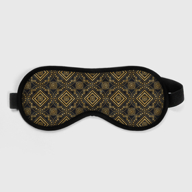 Маска для сна 3D с принтом Versace classic pattern в Тюмени, внешний слой — 100% полиэфир, внутренний слой — 100% хлопок, между ними — поролон |  | vesace | абстракция | версаче | версачи | классика | строгие узоры | узоры