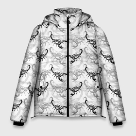 Мужская зимняя куртка 3D с принтом Скорпионы   (Scorpions) в Екатеринбурге, верх — 100% полиэстер; подкладка — 100% полиэстер; утеплитель — 100% полиэстер | длина ниже бедра, свободный силуэт Оверсайз. Есть воротник-стойка, отстегивающийся капюшон и ветрозащитная планка. 

Боковые карманы с листочкой на кнопках и внутренний карман на молнии. | cobra | crab | desert | egypt | pluton | sahara | scorpions | spider | tarantula | zodiac scorpio | египет | жало | знак зодиака | зодиак скорпион | кобра | краб | насекомое | паук | плутон | пустыня | сахара | скорпион | тарантул | ужас | укус