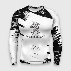 Мужской рашгард 3D с принтом Peugeot Auto Бренд. ,  |  | Тематика изображения на принте: auto | peugeot | авто | автомобиль | бренд | марка | машины | пежо